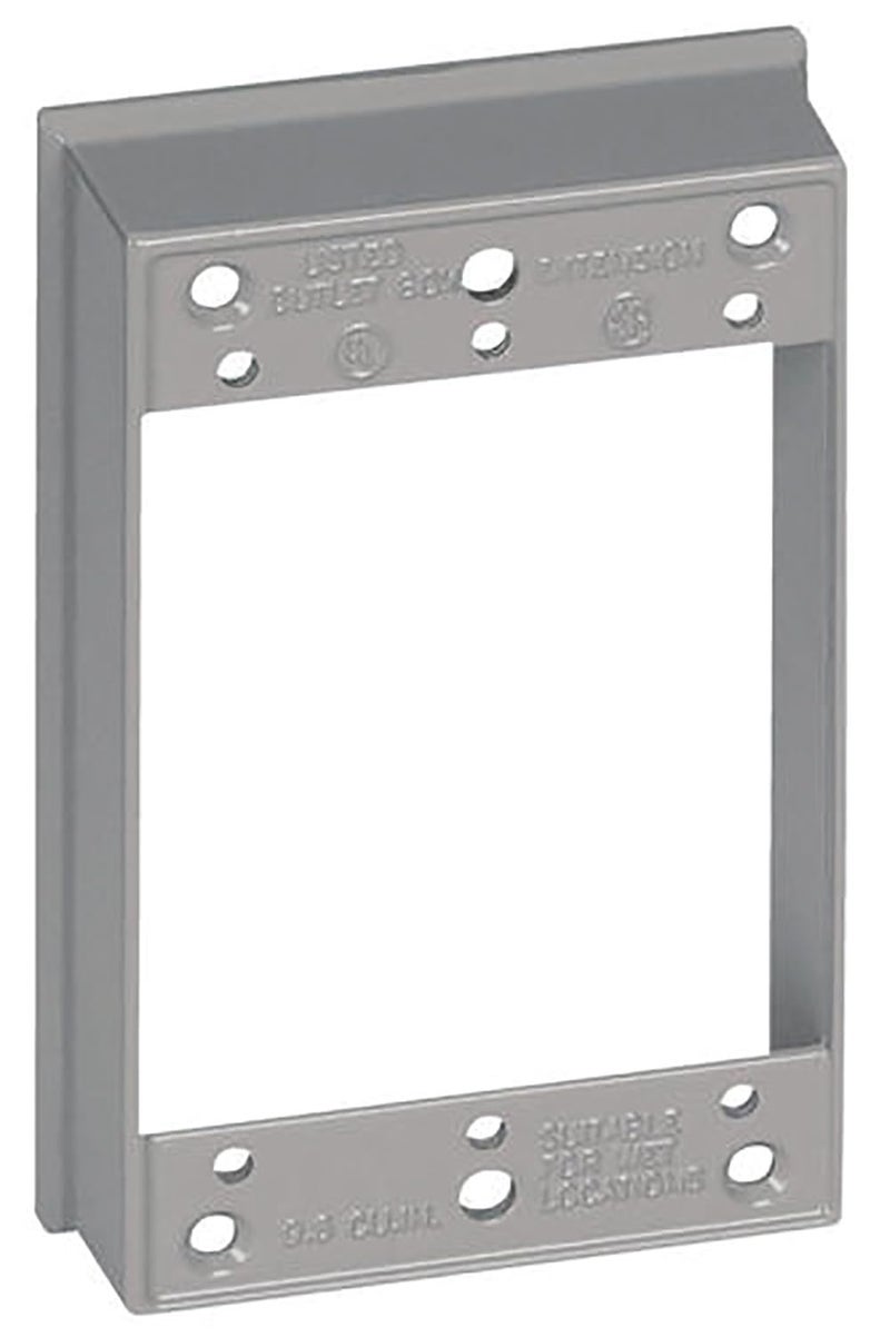 Sigma Engineered Solutions 14223 1-Gang Weatherproof Extension Ring, Gray - Image 1